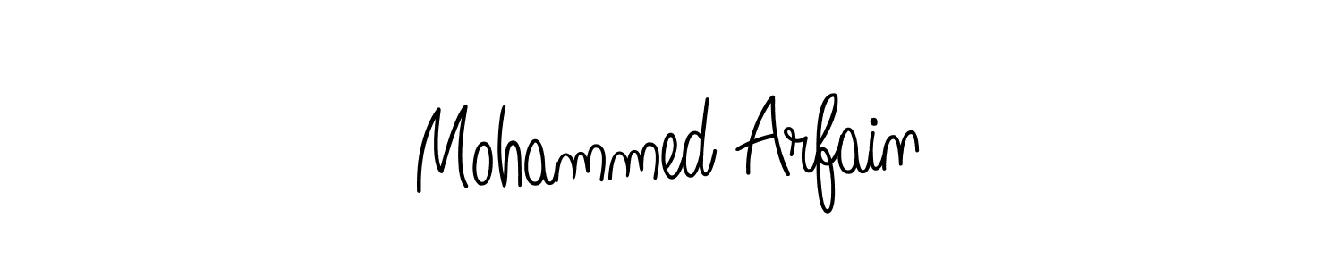How to Draw Mohammed Arfain signature style? Angelique-Rose-font-FFP is a latest design signature styles for name Mohammed Arfain. Mohammed Arfain signature style 5 images and pictures png