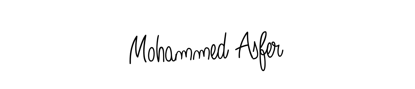 It looks lik you need a new signature style for name Mohammed Asfer. Design unique handwritten (Angelique-Rose-font-FFP) signature with our free signature maker in just a few clicks. Mohammed Asfer signature style 5 images and pictures png