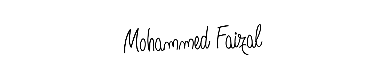 You should practise on your own different ways (Angelique-Rose-font-FFP) to write your name (Mohammed Faizal) in signature. don't let someone else do it for you. Mohammed Faizal signature style 5 images and pictures png