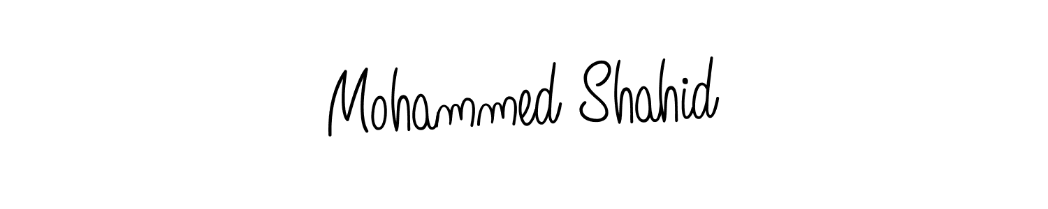 How to make Mohammed Shahid signature? Angelique-Rose-font-FFP is a professional autograph style. Create handwritten signature for Mohammed Shahid name. Mohammed Shahid signature style 5 images and pictures png