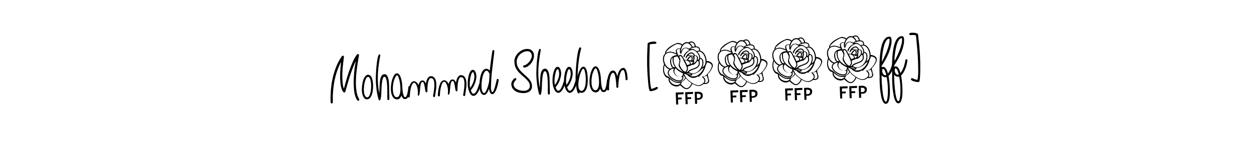 Similarly Angelique-Rose-font-FFP is the best handwritten signature design. Signature creator online .You can use it as an online autograph creator for name Mohammed Sheeban [0000ff]. Mohammed Sheeban [0000ff] signature style 5 images and pictures png