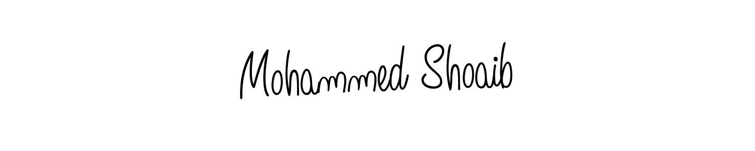 Mohammed Shoaib stylish signature style. Best Handwritten Sign (Angelique-Rose-font-FFP) for my name. Handwritten Signature Collection Ideas for my name Mohammed Shoaib. Mohammed Shoaib signature style 5 images and pictures png