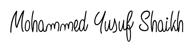 A modern signature idea for name Mohammed Yusuf Shaikh using Angelique-Rose-font-FFP font. Clean strokes and elegant curves make it stand out instantly. Mohammed Yusuf Shaikh signature style 5 images and pictures png