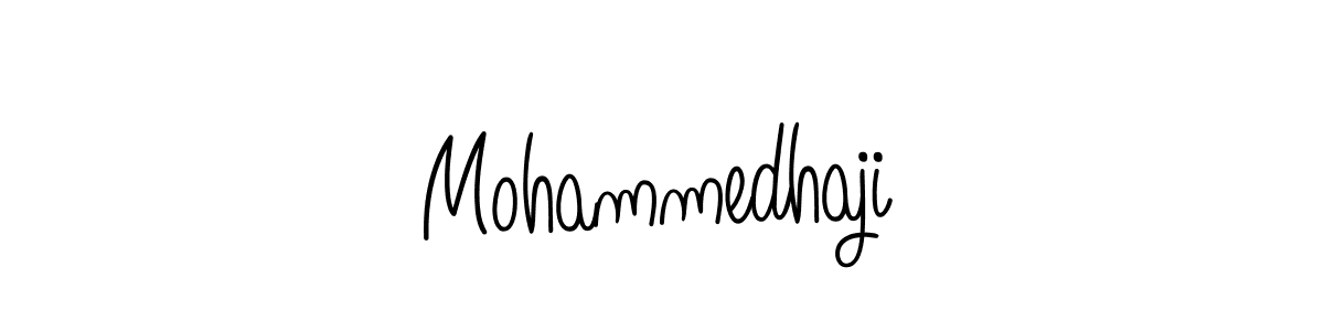 How to make Mohammedhaji name signature. Use Angelique-Rose-font-FFP style for creating short signs online. This is the latest handwritten sign. Mohammedhaji signature style 5 images and pictures png