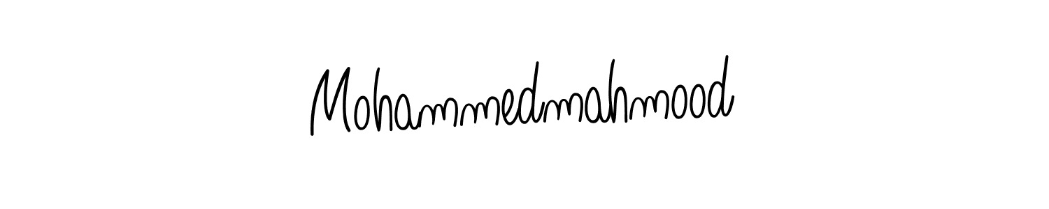 The best way (Angelique-Rose-font-FFP) to make a short signature is to pick only two or three words in your name. The name Mohammedmahmood include a total of six letters. For converting this name. Mohammedmahmood signature style 5 images and pictures png
