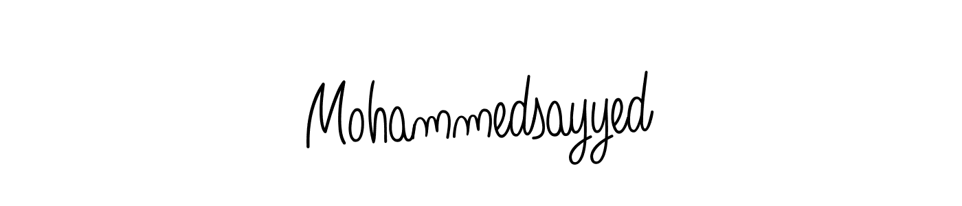 How to make Mohammedsayyed signature? Angelique-Rose-font-FFP is a professional autograph style. Create handwritten signature for Mohammedsayyed name. Mohammedsayyed signature style 5 images and pictures png