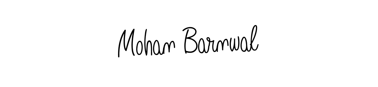 Make a beautiful signature design for name Mohan Barnwal. Use this online signature maker to create a handwritten signature for free. Mohan Barnwal signature style 5 images and pictures png