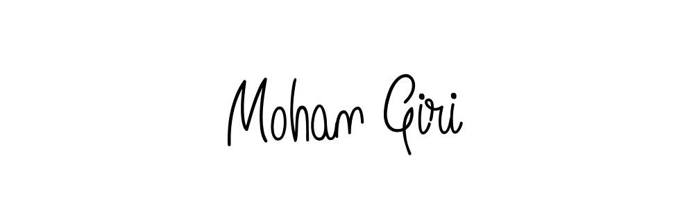 Use a signature maker to create a handwritten signature online. With this signature software, you can design (Angelique-Rose-font-FFP) your own signature for name Mohan Giri. Mohan Giri signature style 5 images and pictures png