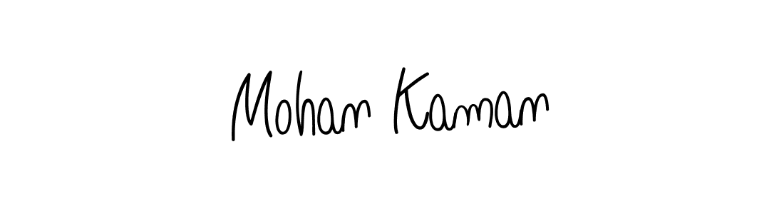 Also we have Mohan Kaman name is the best signature style. Create professional handwritten signature collection using Angelique-Rose-font-FFP autograph style. Mohan Kaman signature style 5 images and pictures png