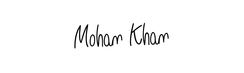 Make a beautiful signature design for name Mohan Khan. Use this online signature maker to create a handwritten signature for free. Mohan Khan signature style 5 images and pictures png