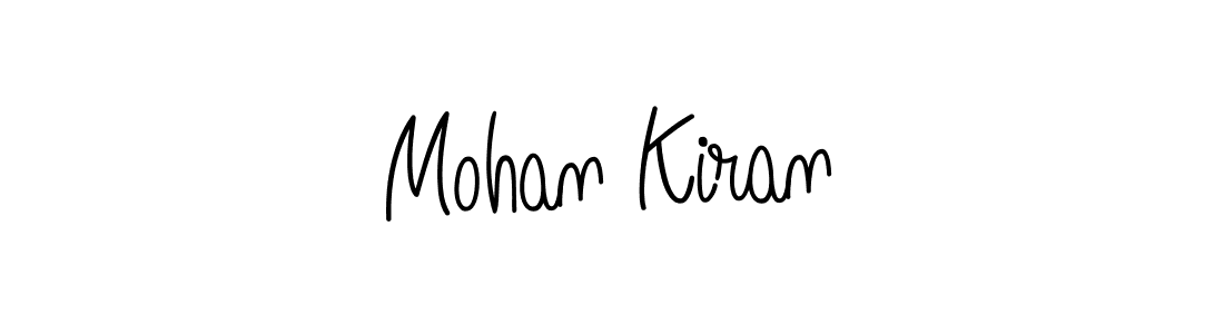Also we have Mohan Kiran name is the best signature style. Create professional handwritten signature collection using Angelique-Rose-font-FFP autograph style. Mohan Kiran signature style 5 images and pictures png