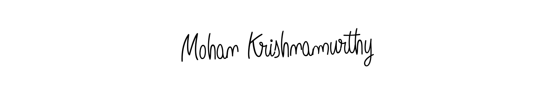 Make a short Mohan Krishnamurthy signature style. Manage your documents anywhere anytime using Angelique-Rose-font-FFP. Create and add eSignatures, submit forms, share and send files easily. Mohan Krishnamurthy signature style 5 images and pictures png