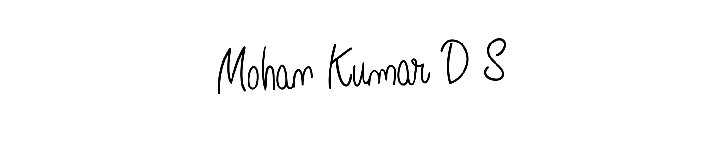 It looks lik you need a new signature style for name Mohan Kumar D S. Design unique handwritten (Angelique-Rose-font-FFP) signature with our free signature maker in just a few clicks. Mohan Kumar D S signature style 5 images and pictures png