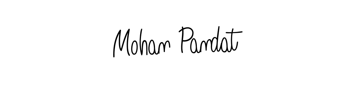 The best way (Angelique-Rose-font-FFP) to make a short signature is to pick only two or three words in your name. The name Mohan Pandat include a total of six letters. For converting this name. Mohan Pandat signature style 5 images and pictures png