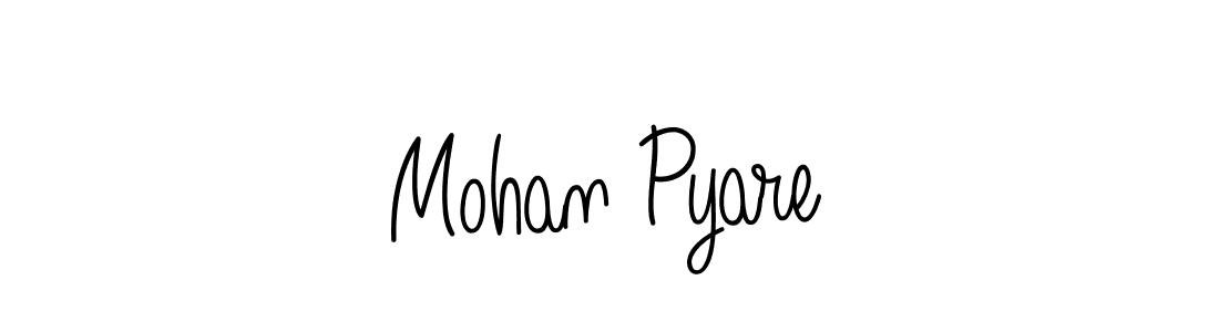 Make a beautiful signature design for name Mohan Pyare. Use this online signature maker to create a handwritten signature for free. Mohan Pyare signature style 5 images and pictures png