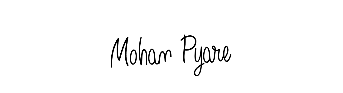 Make a beautiful signature design for name Mohan Pyare. Use this online signature maker to create a handwritten signature for free. Mohan Pyare signature style 5 images and pictures png