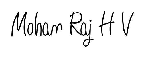 Quickly download Mohan Raj H V name signature in high-resolution PNG using Angelique-Rose-font-FFP style. Ready to insert into PDFs and online applications. Mohan Raj H V signature style 5 images and pictures png