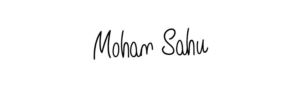 Mohan Sahu stylish signature style. Best Handwritten Sign (Angelique-Rose-font-FFP) for my name. Handwritten Signature Collection Ideas for my name Mohan Sahu. Mohan Sahu signature style 5 images and pictures png