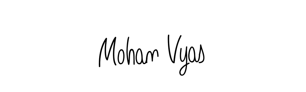 You should practise on your own different ways (Angelique-Rose-font-FFP) to write your name (Mohan Vyas) in signature. don't let someone else do it for you. Mohan Vyas signature style 5 images and pictures png