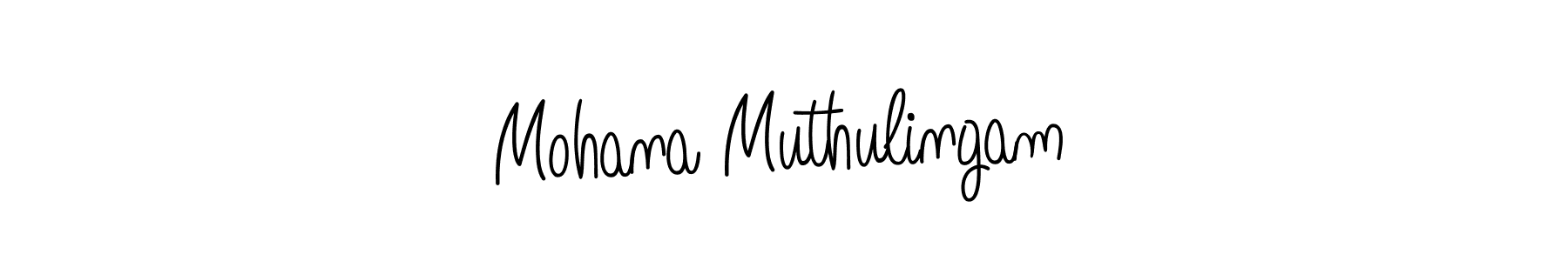 Use a signature maker to create a handwritten signature online. With this signature software, you can design (Angelique-Rose-font-FFP) your own signature for name Mohana Muthulingam. Mohana Muthulingam signature style 5 images and pictures png