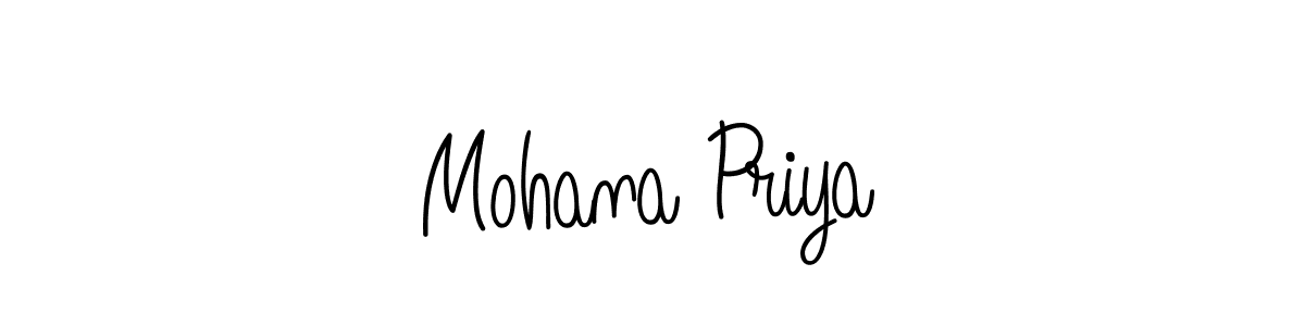 It looks lik you need a new signature style for name Mohana Priya. Design unique handwritten (Angelique-Rose-font-FFP) signature with our free signature maker in just a few clicks. Mohana Priya signature style 5 images and pictures png