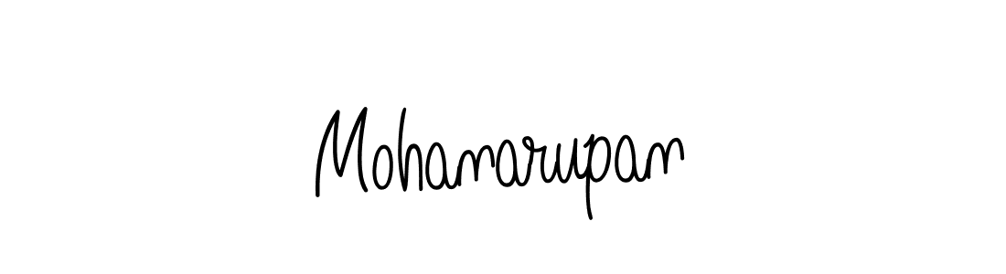 How to make Mohanarupan name signature. Use Angelique-Rose-font-FFP style for creating short signs online. This is the latest handwritten sign. Mohanarupan signature style 5 images and pictures png