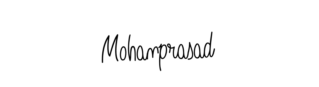 It looks lik you need a new signature style for name Mohanprasad. Design unique handwritten (Angelique-Rose-font-FFP) signature with our free signature maker in just a few clicks. Mohanprasad signature style 5 images and pictures png