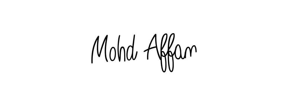 Make a beautiful signature design for name Mohd Affan. Use this online signature maker to create a handwritten signature for free. Mohd Affan signature style 5 images and pictures png