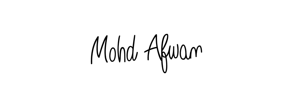 Make a beautiful signature design for name Mohd Afwan. Use this online signature maker to create a handwritten signature for free. Mohd Afwan signature style 5 images and pictures png