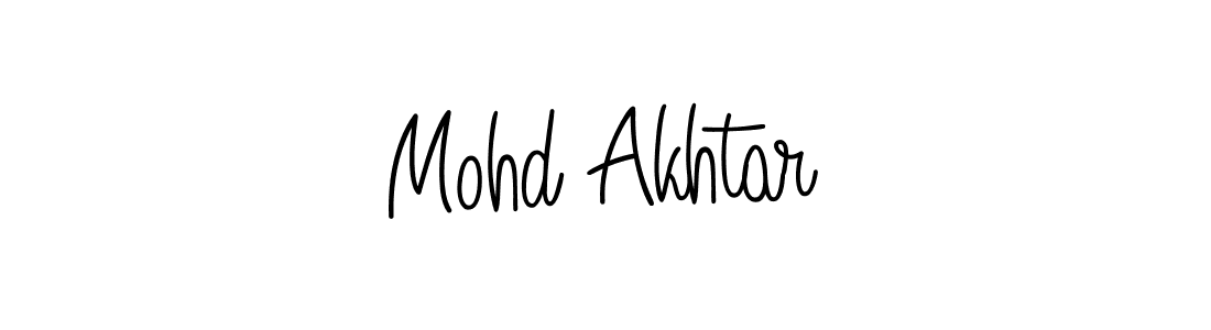 Make a beautiful signature design for name Mohd Akhtar. Use this online signature maker to create a handwritten signature for free. Mohd Akhtar signature style 5 images and pictures png