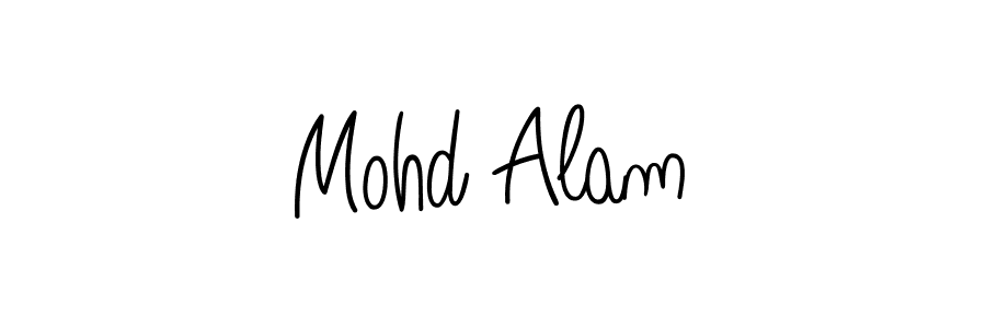 You can use this online signature creator to create a handwritten signature for the name Mohd Alam. This is the best online autograph maker. Mohd Alam signature style 5 images and pictures png