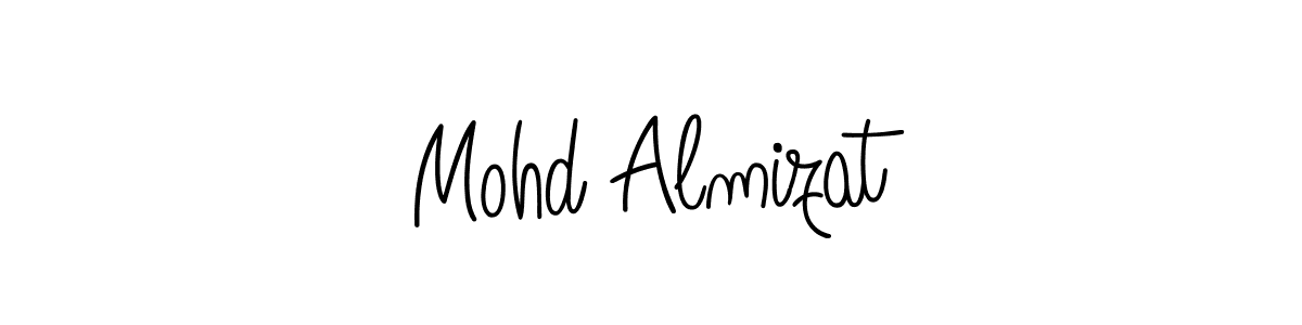 Design your own signature with our free online signature maker. With this signature software, you can create a handwritten (Angelique-Rose-font-FFP) signature for name Mohd Almizat. Mohd Almizat signature style 5 images and pictures png