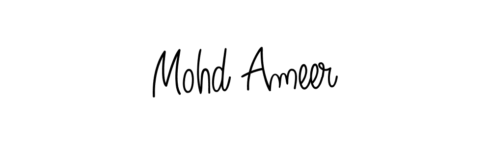 Also You can easily find your signature by using the search form. We will create Mohd Ameer name handwritten signature images for you free of cost using Angelique-Rose-font-FFP sign style. Mohd Ameer signature style 5 images and pictures png