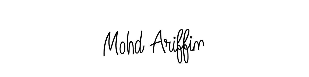 How to make Mohd Ariffin signature? Angelique-Rose-font-FFP is a professional autograph style. Create handwritten signature for Mohd Ariffin name. Mohd Ariffin signature style 5 images and pictures png