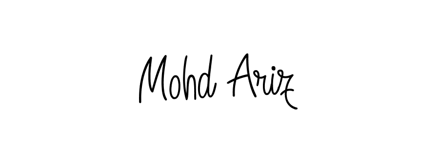 Make a beautiful signature design for name Mohd Ariz. Use this online signature maker to create a handwritten signature for free. Mohd Ariz signature style 5 images and pictures png