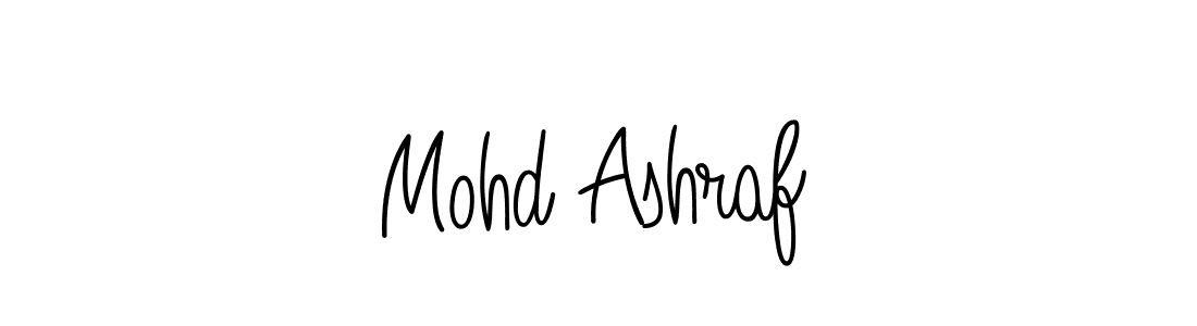 The best way (Angelique-Rose-font-FFP) to make a short signature is to pick only two or three words in your name. The name Mohd Ashraf include a total of six letters. For converting this name. Mohd Ashraf signature style 5 images and pictures png