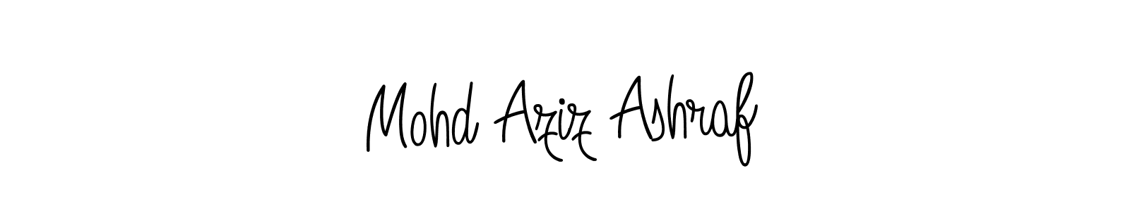 Make a short Mohd Aziz Ashraf signature style. Manage your documents anywhere anytime using Angelique-Rose-font-FFP. Create and add eSignatures, submit forms, share and send files easily. Mohd Aziz Ashraf signature style 5 images and pictures png