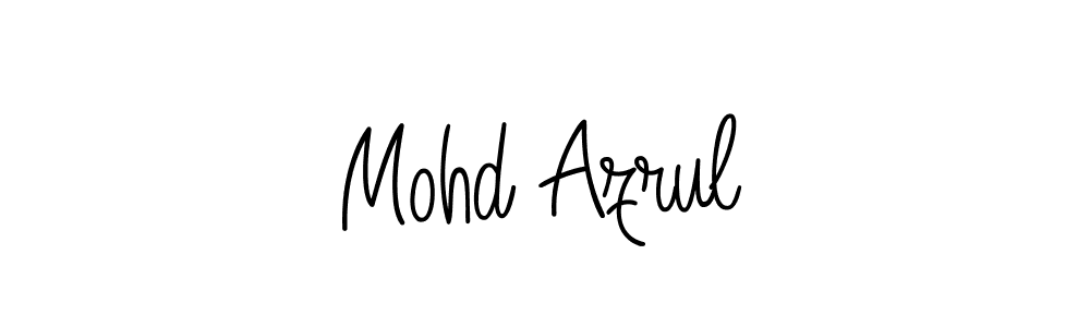 The best way (Angelique-Rose-font-FFP) to make a short signature is to pick only two or three words in your name. The name Mohd Azrul include a total of six letters. For converting this name. Mohd Azrul signature style 5 images and pictures png