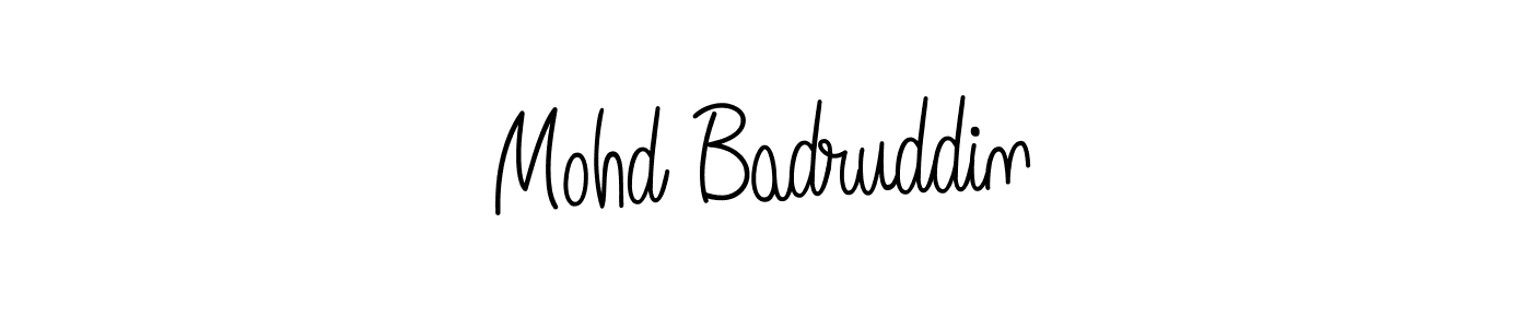 Also we have Mohd Badruddin name is the best signature style. Create professional handwritten signature collection using Angelique-Rose-font-FFP autograph style. Mohd Badruddin signature style 5 images and pictures png