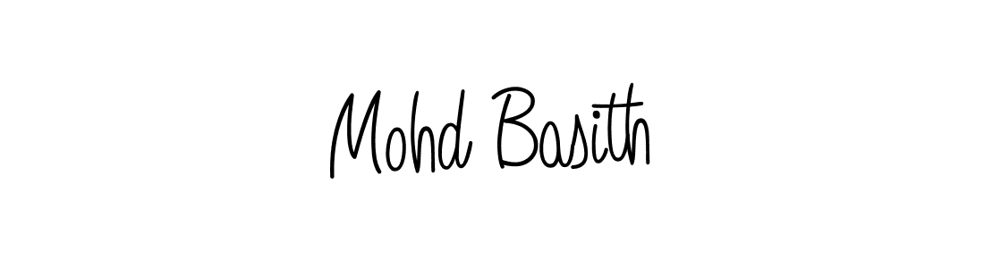 Design your own signature with our free online signature maker. With this signature software, you can create a handwritten (Angelique-Rose-font-FFP) signature for name Mohd Basith. Mohd Basith signature style 5 images and pictures png
