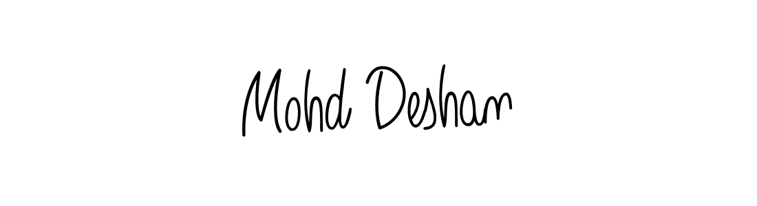 Create a beautiful signature design for name Mohd Deshan. With this signature (Angelique-Rose-font-FFP) fonts, you can make a handwritten signature for free. Mohd Deshan signature style 5 images and pictures png