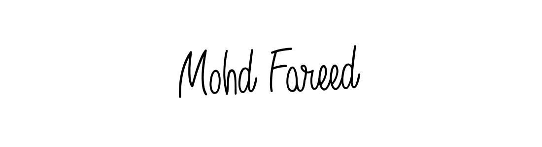 The best way (Angelique-Rose-font-FFP) to make a short signature is to pick only two or three words in your name. The name Mohd Fareed include a total of six letters. For converting this name. Mohd Fareed signature style 5 images and pictures png