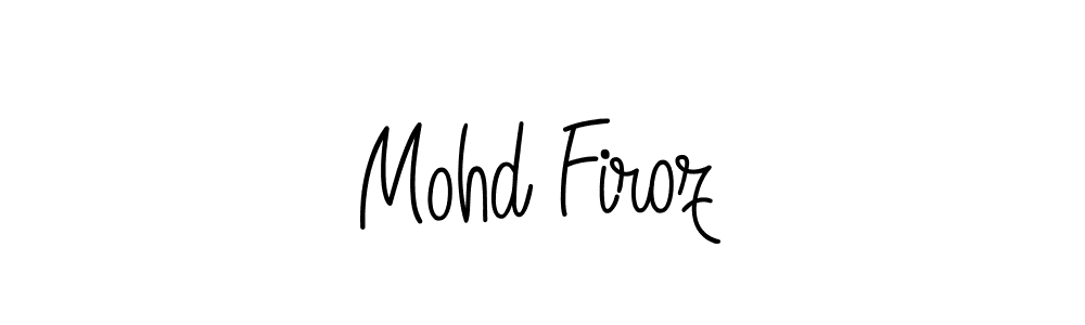 It looks lik you need a new signature style for name Mohd Firoz. Design unique handwritten (Angelique-Rose-font-FFP) signature with our free signature maker in just a few clicks. Mohd Firoz signature style 5 images and pictures png