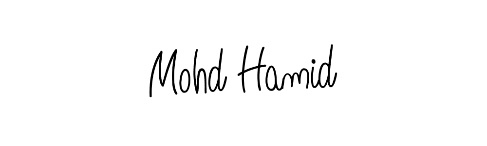 Also we have Mohd Hamid name is the best signature style. Create professional handwritten signature collection using Angelique-Rose-font-FFP autograph style. Mohd Hamid signature style 5 images and pictures png