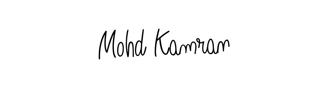 How to make Mohd Kamran name signature. Use Angelique-Rose-font-FFP style for creating short signs online. This is the latest handwritten sign. Mohd Kamran signature style 5 images and pictures png