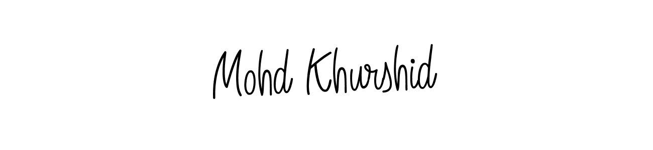 Once you've used our free online signature maker to create your best signature Angelique-Rose-font-FFP style, it's time to enjoy all of the benefits that Mohd Khurshid name signing documents. Mohd Khurshid signature style 5 images and pictures png