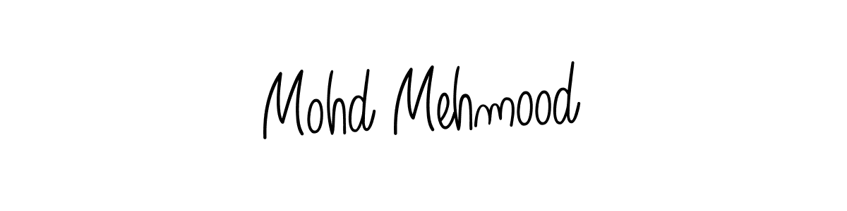 Mohd Mehmood stylish signature style. Best Handwritten Sign (Angelique-Rose-font-FFP) for my name. Handwritten Signature Collection Ideas for my name Mohd Mehmood. Mohd Mehmood signature style 5 images and pictures png