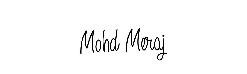 Mohd Meraj stylish signature style. Best Handwritten Sign (Angelique-Rose-font-FFP) for my name. Handwritten Signature Collection Ideas for my name Mohd Meraj. Mohd Meraj signature style 5 images and pictures png
