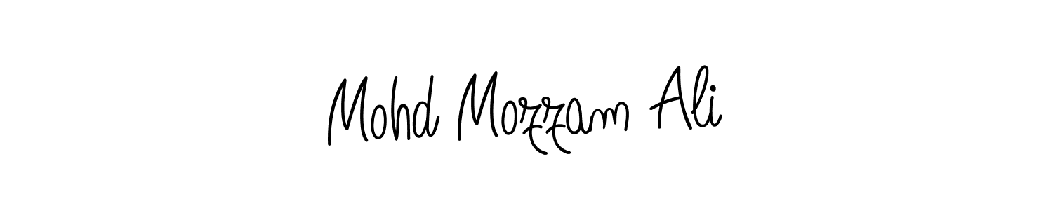 Design your own signature with our free online signature maker. With this signature software, you can create a handwritten (Angelique-Rose-font-FFP) signature for name Mohd Mozzam Ali. Mohd Mozzam Ali signature style 5 images and pictures png