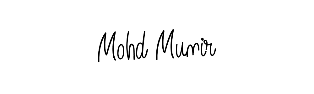 Mohd Munir stylish signature style. Best Handwritten Sign (Angelique-Rose-font-FFP) for my name. Handwritten Signature Collection Ideas for my name Mohd Munir. Mohd Munir signature style 5 images and pictures png